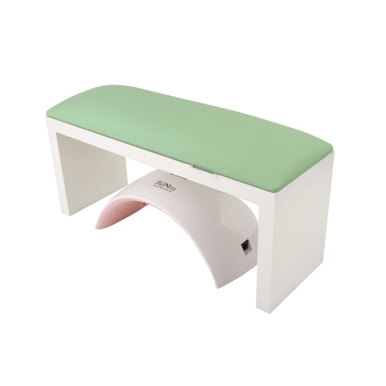 Підлокітник для манікюру на ніжках Rainbowstore Armrest for Manicure on Legs Mint м`ятний