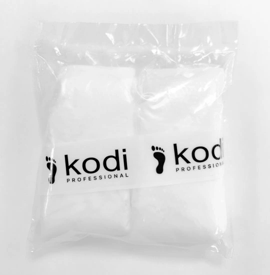 Одноразові шкарпетки Kodi Набір одноразових шкарпеток для педикюру з кремовою емульсією (10 шт/уп)