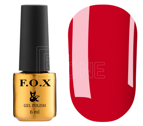 Гель-лак FOX Gel-polish Sugar Collection 550 яскравий червоний, емаль 6 мл