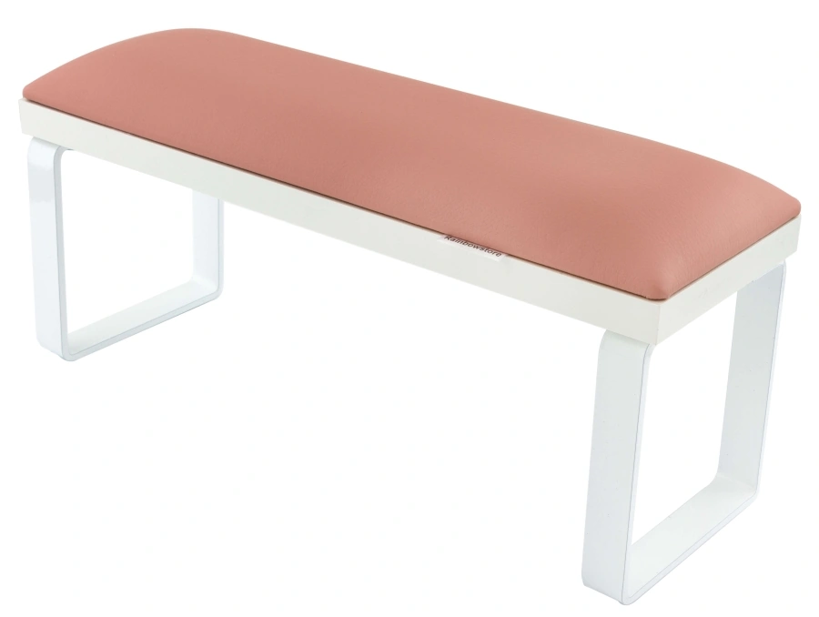 Rainbowstore Manicure Armrest Loft White Legs Light Pink світло-рожевий