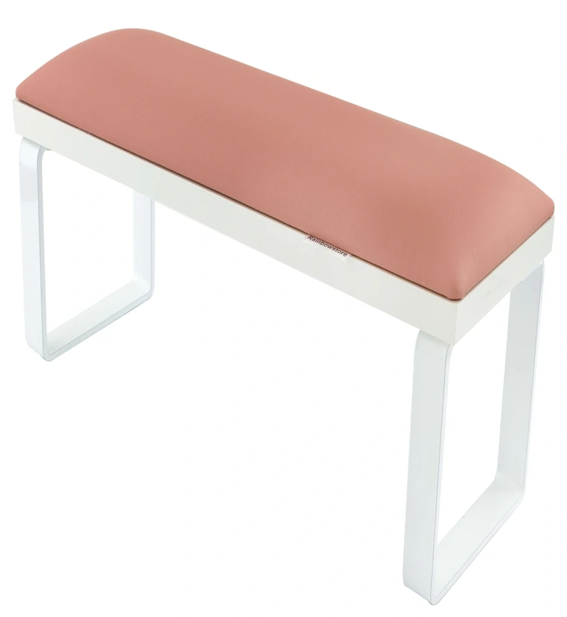 Rainbowstore Pedicure Stand Loft White Legs Light Pink світло-рожева