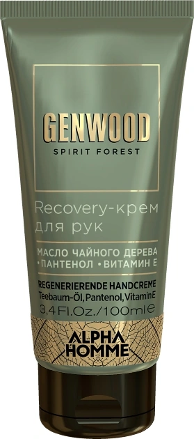 Recovery-крем для рук Estel Professional Alpha Homme Genwood Recovery Hand Cream для чоловіків 100 мл