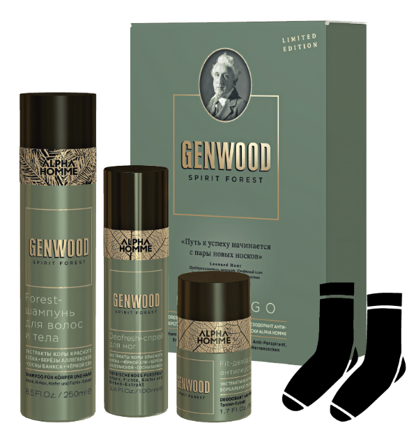 Косметичний набір Estel Professional Alpha Homme Genwood Fresh & Go Set для чоловіків