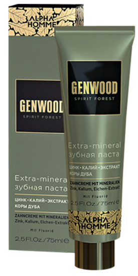 Зубна паста Extra-mineral Estel Professional Alpha Homme Genwood Fresh Extra-Mineral 75 мл