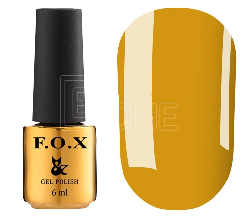 Гель-лак FOX Gel-polish Love Song 552 яскравий гірчичний, емаль 6 мл