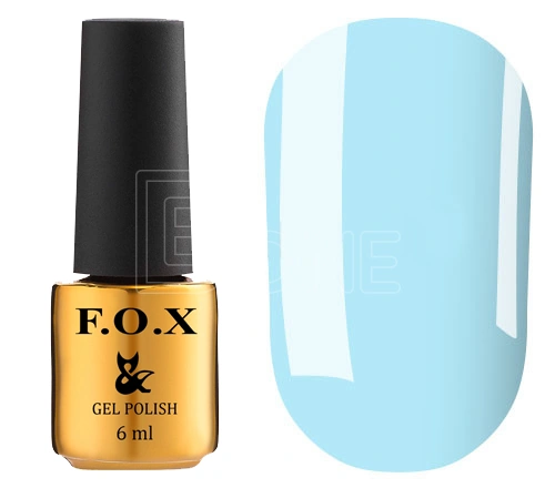 Гель-лак FOX Gel-polish Love Song 558 ніжно-блакитний, емаль 6 мл