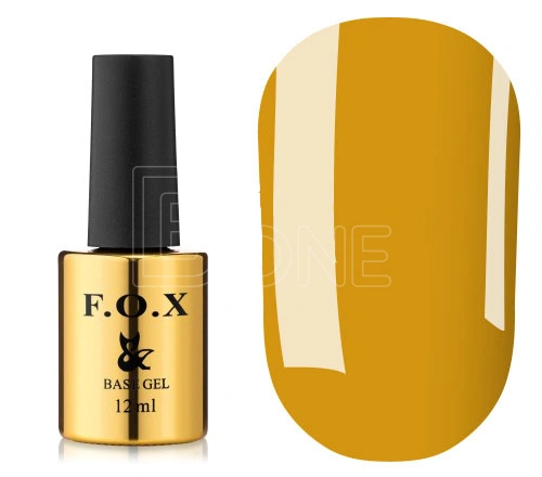 Гель-лак FOX Gel-polish Love Song 552 яскравий гірчичний, емаль 12 мл