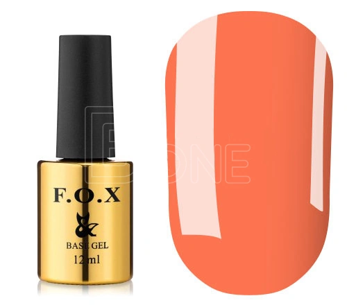 Гель-лак FOX Gel-polish Love Song 555 яскравий кораловий, емаль 12 мл