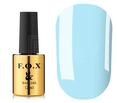 Гель-лак FOX Gel-polish Love Song 558 ніжно-блакитний, емаль 12 мл