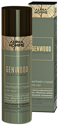 Спрей для ніг Estel Professional Alpha Homme Genwood Deofresh Spray 100 мл