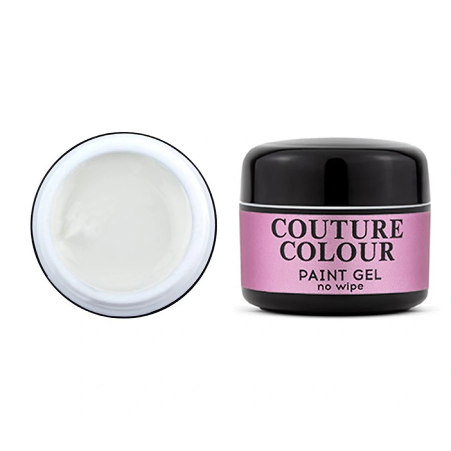 Гель-фарба без липкого шару Couture Colour Paint Gel No Wipe White білий 5 г