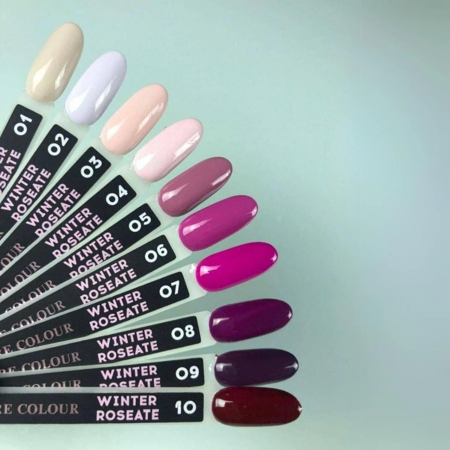 Гель-лак Couture Colour Winter Roseate 03 блідо-персиковий, емаль 9 мл