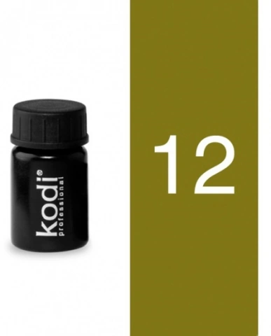 Кольоровий гель Kodi Color Gel 4мол №12 болотно-зелений, емаль