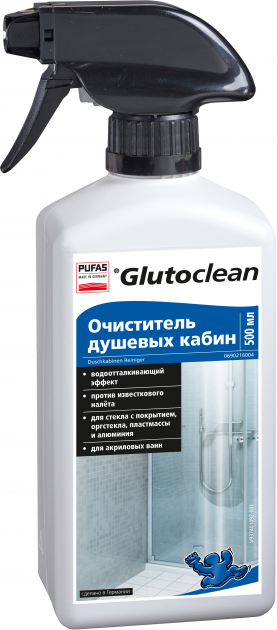 Очищувач душових кабін Glutoclean Duschkabinen Reiniger 500 мл