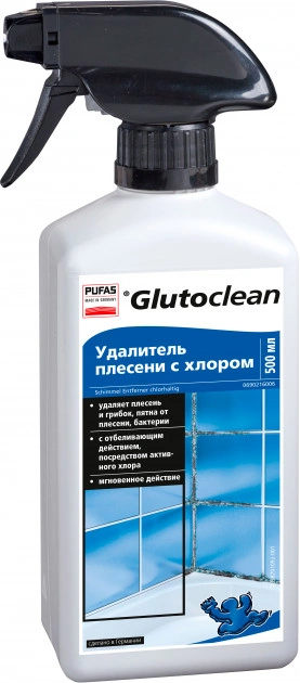 Видавлювач цвілі з хлором Glutoclean Schimmel Entferner With Chlorhaltig 500 мл