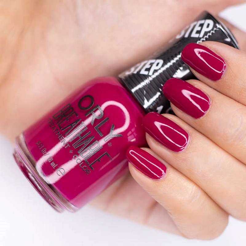 Лак + лікування ORLY Breathable Astral Flaire маджента, емаль 18 мл
