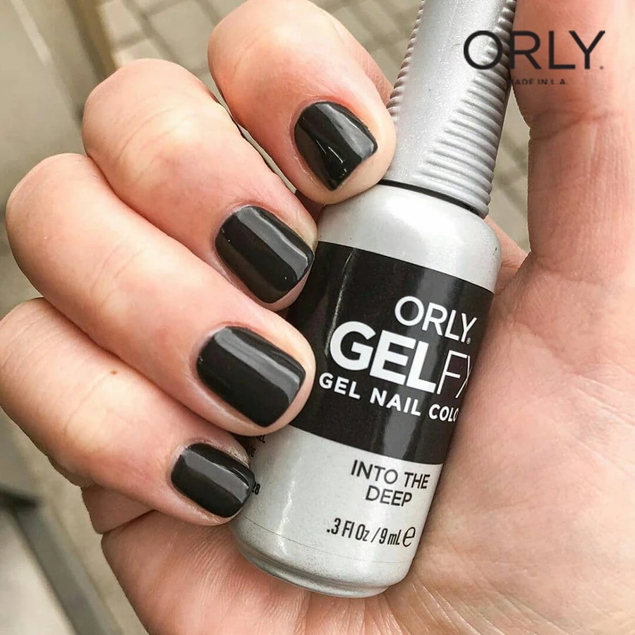 Гель-лак ORLY Gel FX Into the Deep вугільний, емаль 9 мл