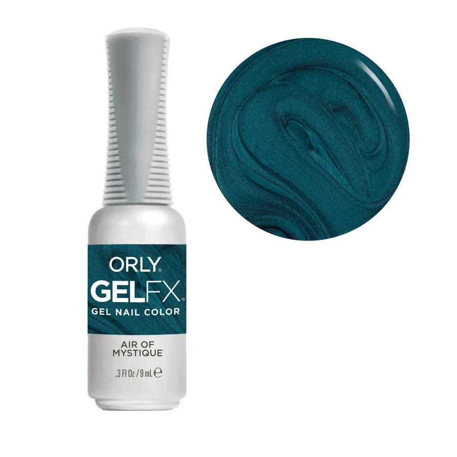Гель-лак ORLY Gel FX Air of Mystique темний бірюзово-синій, з шимером 9 мл