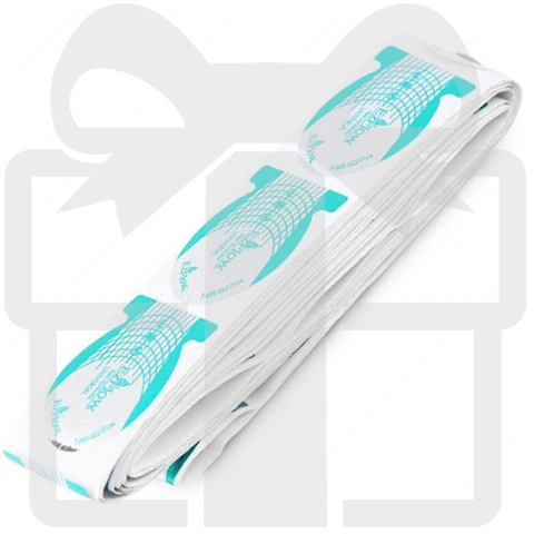 EzFlow ПОДАРУНОК! Nail Forms Universal 20 шт