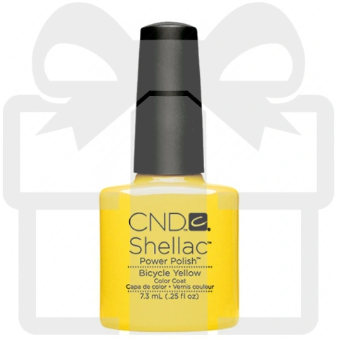CND ПОДАРУНОК! Shellac Bicycle Yellow 7,3 мл