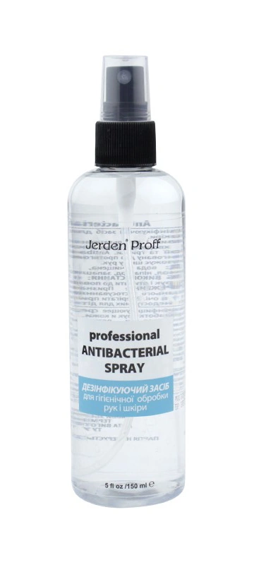Гель-антисептичний для рук та нігтів Jerden-Proff Professional Antibacterial Spray 150 мл