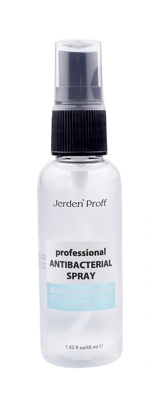 Гель-антисептичний для рук та нігтів Jerden-Proff Professional Antibacterial Spray 45 мл