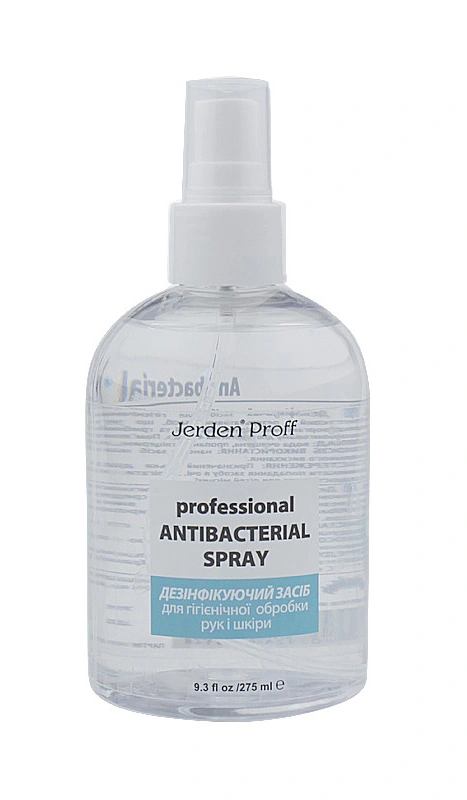 Гель-антисептичний для рук та нігтів Jerden-Proff Professional Antibacterial Spray 275 мл