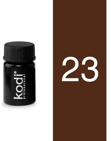 Кольоровий біогель із липким шаром Шоколад Kodi Color Gel 4 мл №23