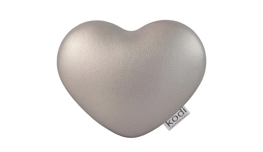 Підлокітник для майстра Kodi Manicure Armrest Heart Silver Сріблястий