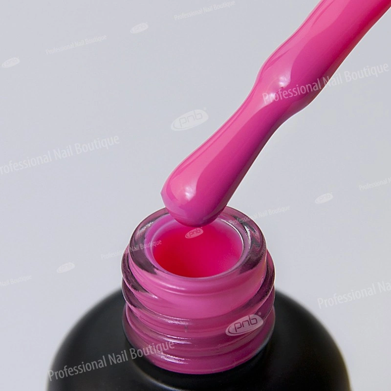 Гель-лак PNB Mini №032 Flash Pink неоновий світло-рожевий, емаль 4 мл