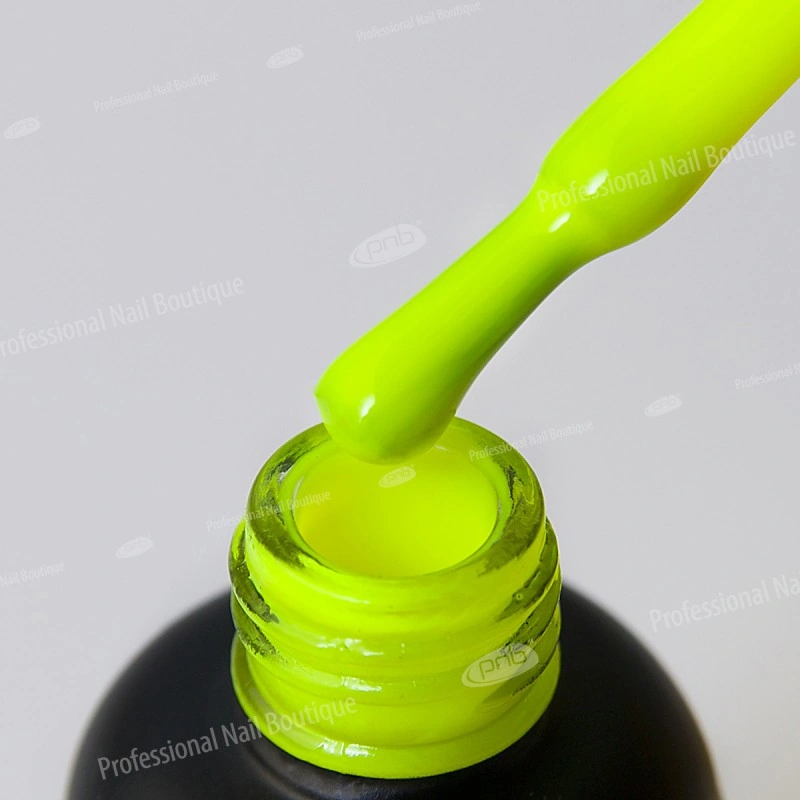 Гель-лак PNB Mini №038 Neon Lime неоновий лаймово-жовтий, емаль 4 мл