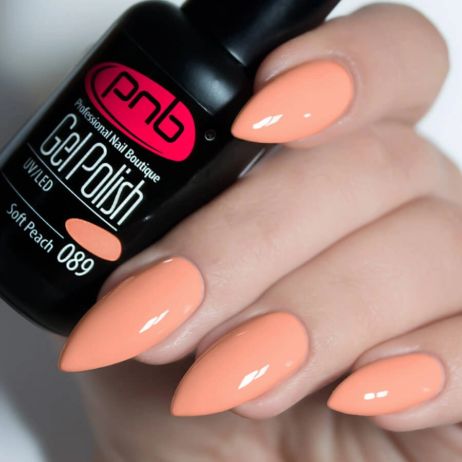 Гель-лак PNB Mini №089 Soft Peach світло-персиковий, емаль 4 мл