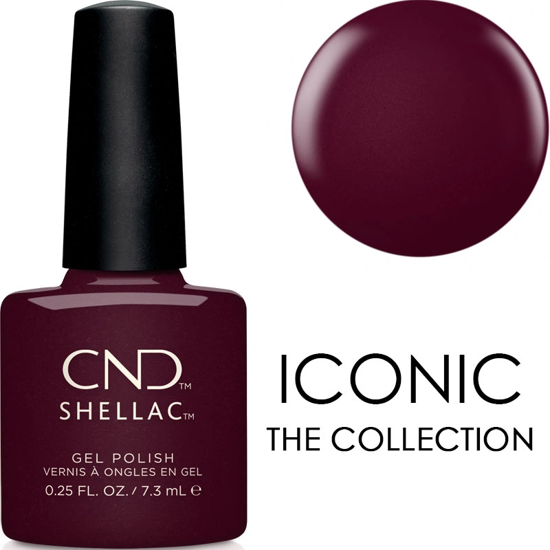 Гель-лак CND Shellac Spike бордо, шиммер 7,3 мл