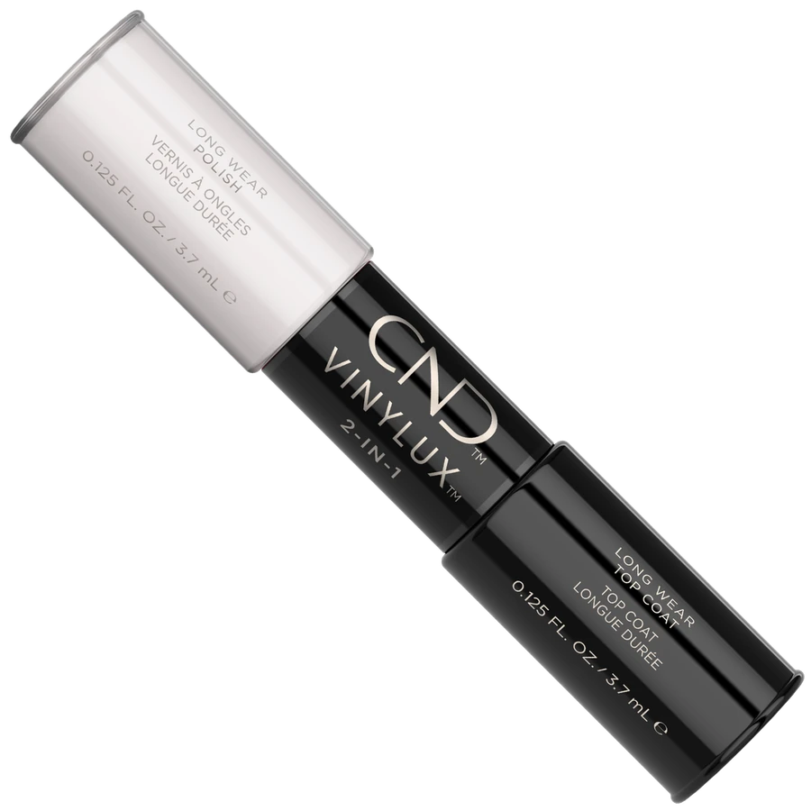 Лак-олівець CND VINYLUX 108 Cream Puff + Top Coat колір + закріплювач 3.7 мл