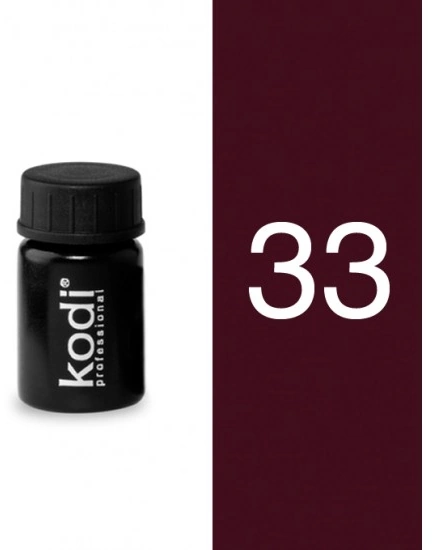 Кольоровий біогель із липким шаром Гнила Вишня Kodi Color Gel 4 мл №33