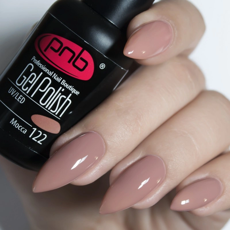 Гель-лак PNB Mini №122 Mocca мокко, емаль 4 мл