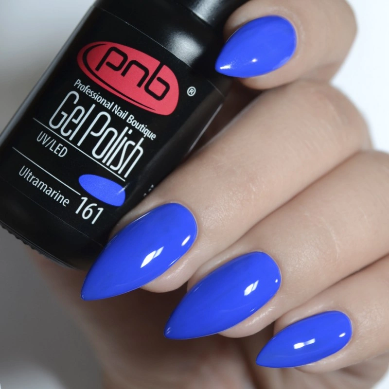 Гель-лак PNB Mini №161 Ultramarine ультрамарин, емаль 4 мл