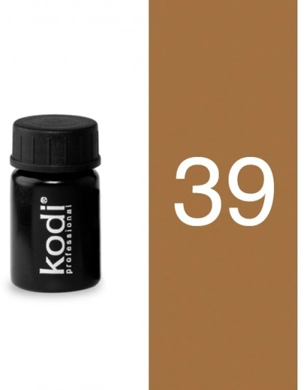 Кольоровий біогель з липким шаром Яскраве золото Kodi Color Gel 4 мл №39