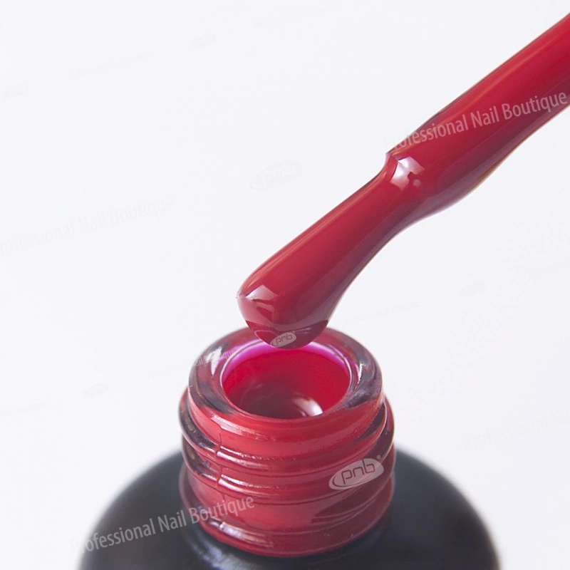 Гель-лак PNB Mini №210 Red Velvet вишнево-червоний, емаль 4 мл