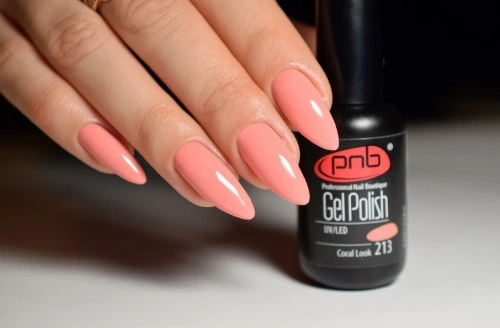 Гель-лак PNB Mini №213 Coral Look кораловий, емаль 4 мл