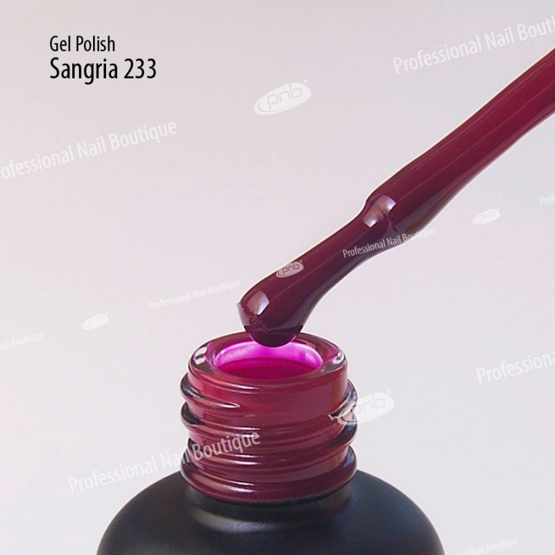 Гель-лак PNB Mini №233 Sangria сангрія, емаль 4 мл