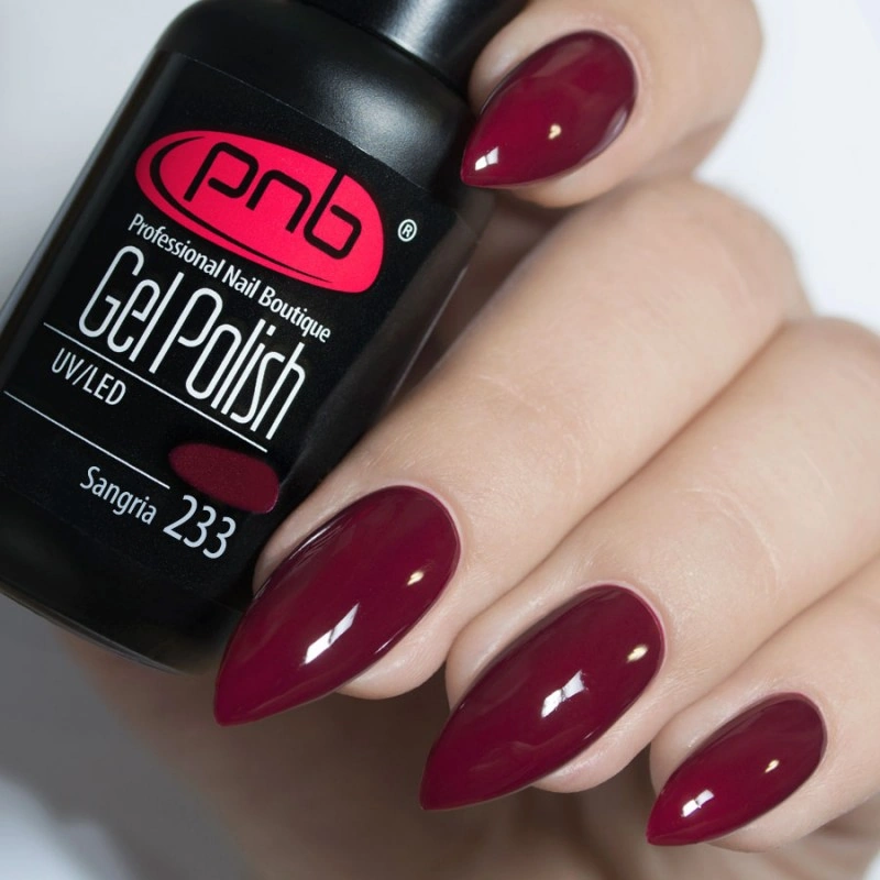 Гель-лак PNB Mini №233 Sangria сангрія, емаль 4 мл