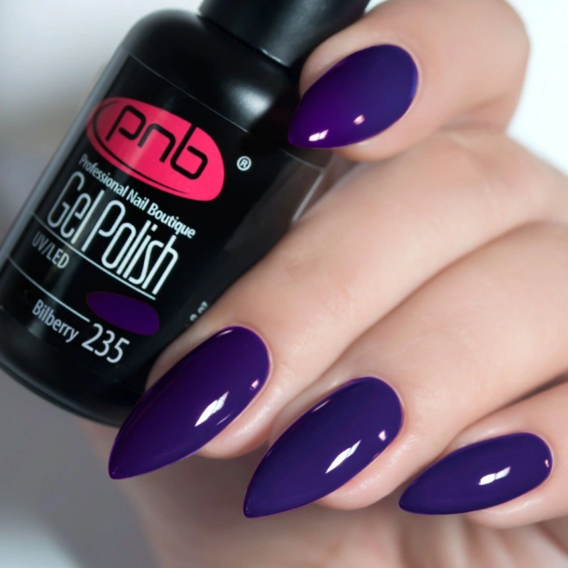 Гель-лак PNB Mini №235 Bilberry чорничний, емаль 4 мл