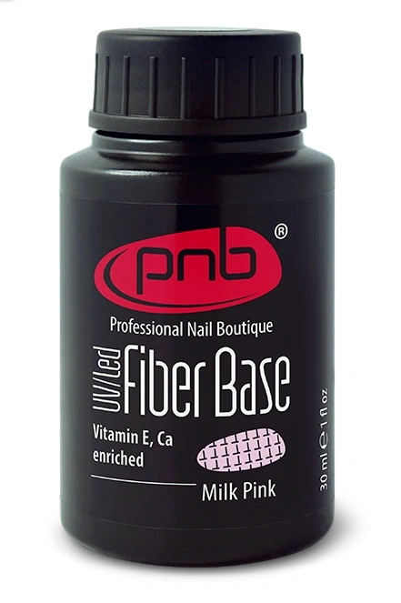 Файбер база PNB UV/LED Fiber Base Milk Pink молочно-рожева 30 мл