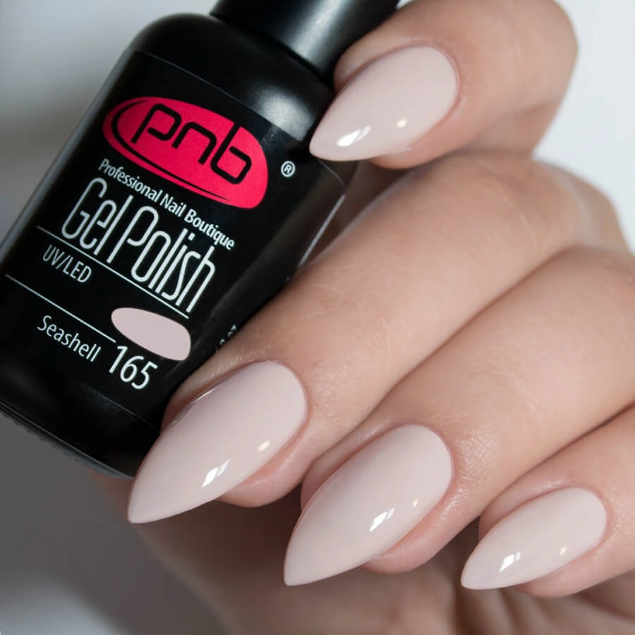 Гель-лак PNB Mini №165 Seashell світлий ніжно-рожевий, емаль 4 мл
