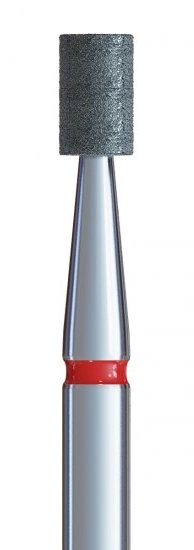 Фреза алмазна циліндр Kodi Diamond Nozzle П№8 v104.108.514.025 червона, м`який абразив 2.5 мм
