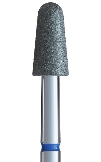 Фреза алмазна конусна заокруглена Kodi Diamond Nozzle П№32 v104.198.524.040 синя, середній абразив 4.0 мм