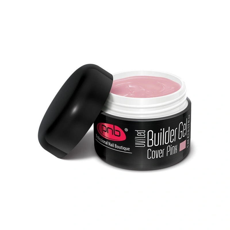 Конструюючий камуфлюючий гель PNB Builder Gel Cover Pink рожевий 5 мл