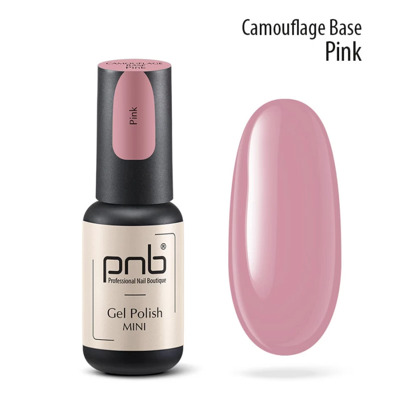 Камуфлююча каучукова база PNB Camouflage Base Pink рожева 4 мл