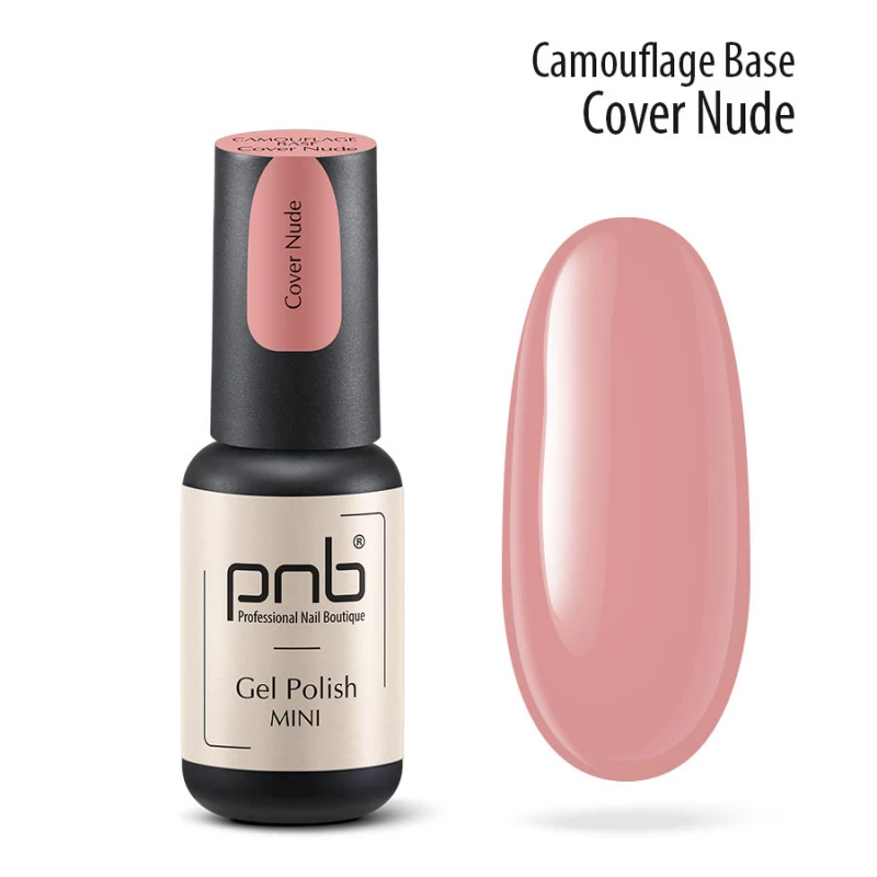 Камуфлююча каучукова база PNB Camouflage Base Nude нюдова 4 мл